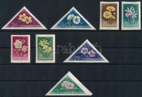 1958 Virág III. vágott sor (18.000) (60f gumihiba / gum disturbance)