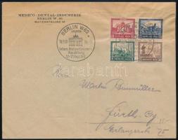 Deutsches Reich 1930 IPOSTA blokk bélyegei levélen (Mi EUR 560,-) + 1936 Lóverseny blokk Mi 4