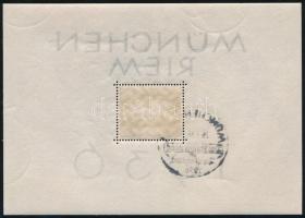 Deutsches Reich 1930 IPOSTA blokk bélyegei levélen (Mi EUR 560,-) + 1936 Lóverseny blokk Mi 4