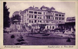 1928 Balatonfüred-fürdő, Erzsébet udvar és Tibor fürdő