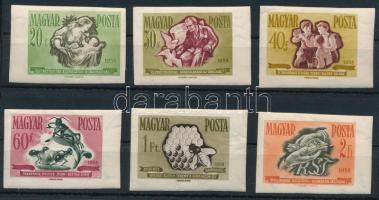 1958 Takarékosság és biztosítás vágott sor (10.000) (törések / folds)