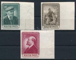 1954 Lenin (I.) ívszéli vágott sor (22.000)