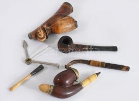 Kis doboznyi pipázó tétel, antik darabokkal.