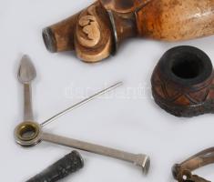 Kis doboznyi pipázó tétel, antik darabokkal