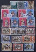 Vatikán, főleg bélyegzett összeállítás 8 lapos közepes berakóban