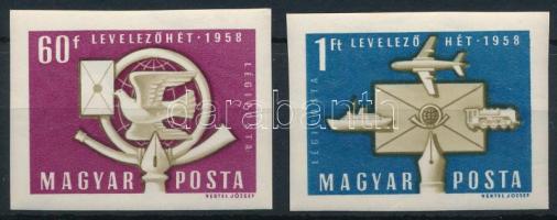 1958 Levelező hét I. vágott sor (10.000)