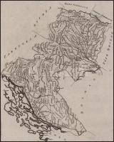 cca 1800 Berken (Berkeny) János (1765 k.-1822): Varasd, Körös, Zágráb vármegyék és a Magyar Tengerme...