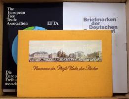 8 db tematikus német évkönyv 1965-1990, dobozban