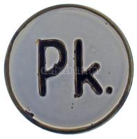 1938-1944 k. Légoltalmi Liga őrségparancsnoki karjelvénye (60,5mm) T:XF