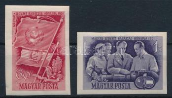 1951 Magyar-szovjet barátság vágott sor (9.000)