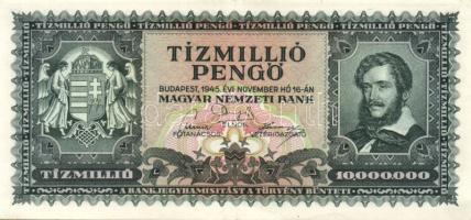 1945. 1000000P T:I egyszer hajtva, de törve nem