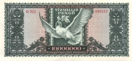 1945. 1000000P T:I egyszer hajtva, de törve nem