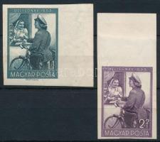 1953 Bélyegnap (26.) ívszéli vágott sor (9.000)