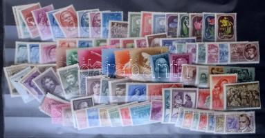 Összeállítás 1951-1954 25 sor és 1 bélyeg berakólapon