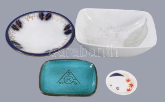 Vegyes sokdarabos porcelán és kerámia tétel, közte Zsolnay, alt wien, stb