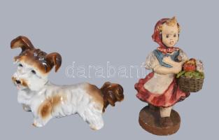 Vegyes sokdarabos porcelán és kerámia tétel, közte Zsolnay, alt wien, stb