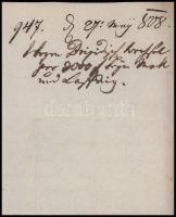 1808 Német nyelvű hivatalos levél Körmöcbányára (Kremnitz) küldve, 15kr szignettával