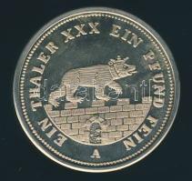 Bernburg város emlékérem T:PP 12g