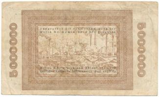 Német Birodalom 1923. 5.000.000M T:F
German Empire 1923. 5.000.000 Mark C:F