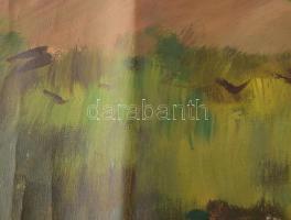 Litteczky jelzéssel: Templom. Olaj, vászon. Vakráma nélkül. Apró sérülésekkel. Hajtásnyomokkal. 70x8...