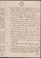 1852 Pécs, Gaál Ferdinánd és Gaál Boldizsár folyamodványa a cs. kir. legfőbb törvényszékhez, Hegyesy...