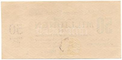 Németország / Weimari Köztársaság / Werden-Ruhr 1923. 50.000.000M szárazpecséttel T:F szép papír
Ge...