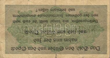 Német Birodalom 1922.1000M hátoldalán antiszemita német szöveggel: "Das Gold, das Silber und de...