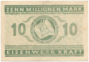 Németország / Weimari Köztársaság / Duisburg 1923. 10.000.000M T:F erős papír
Germany / Weimar Repu...