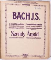 5 darab zenével kapcsolatos kiadvány, közte Bach: 15 válogatott kis praeludium + Karénekes kézikönyv...