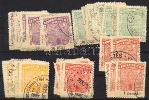 ca 1925 Szombathely városi illetékbélyeg összeállítás