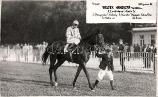 Horse race in Megyer July 15 1943 photo