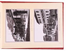 1897 Karlsbad, 47 fekete-fehér képet tartalmazó kihajtható leporello, egy lapon hajtásnyommal, kettő...