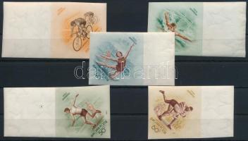 1953 Népstadion 5 klf ívszéli vágott bélyeg