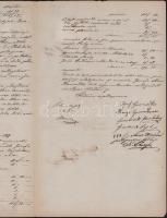 1868 Okmány 1858 1Fl + 50kr + 36kr illetékbélyeggel