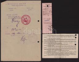 1915-1943 Ruhmann Nándor I. világháborús frontharcos, hadirokkant iratai és fotói: egyéni lap rokkan...