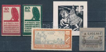 Magyar Mozgóképszínház Tulajdonosok Országos Szövetsége levélzárók , Aero Szeged, Fényűzési fogalmi adó, levélzáró terv.