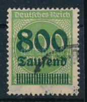 Deutsches Reich 1923 Mi 307A garancia nélkül (Mi EUR 2.000.-) / no guarantee