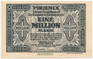 Németország / Weimari Köztársaság / Düsseldorf 1923. 1.000.000M T:VF Germany / Weimar Republic / Düsseldorf 1923. 1.000.000 Mark C:VF
