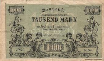 Német Birodalom/Weimari Köztársaság/Berlin 1922.07.07. 500M (2x) hátoldalukon gyermekrajz + DN Souvenir 1000M