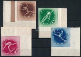 1952 Olimpia (I.) - Helsinki ívsarki vágott 30f, 40f, 60f és 1Ft