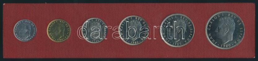 Spanyolország 1982. "Labdarugó VB" szett 6 klf db 0,50P-100P T:1 eredeti tokban!