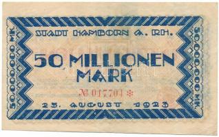 Németország / Weimari Köztársaság / Hamborn 1923. 50.000.000M T:F
Germany / Weimar Republic / Hambo...