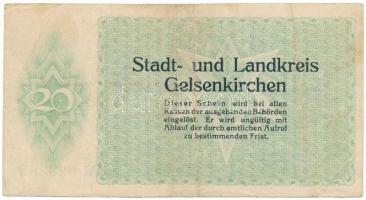 Németország / Weimari Köztársaság / Gelsenkirchen 1923. 20.000.000M T:F,VG
Germany / Weimar Republi...