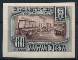 1950 Bélyegmúzeum (I.) vágott 60f