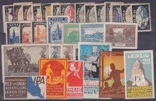 Német címkék és levélzárók 30 db