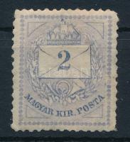1874 2kr 13-as fogazással