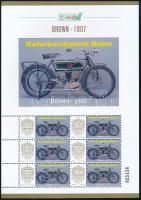 2025 Motorkerékpárok Retro - Brown - 1907 motorkerékpár megszemélyesített hatos kisív