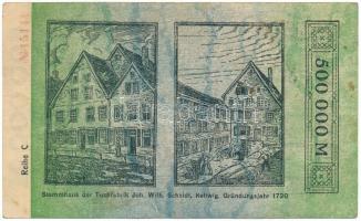 Németország / Weimari Köztársaság / Kettwig 1923. 500.000M T:F folt
Germany / Weimar Republic / Ket...