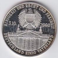 Németország 1990 "Richard von Weizsäcker" Ag 14,4g emlékérem T:PP