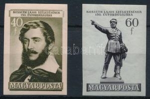 1952 Kossuth Lajos (II.) vágott 40f és 60f